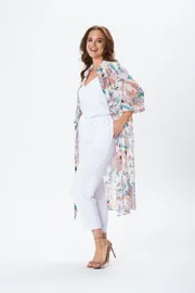 Zestaw TVIN #7857 biryuza+bezh print