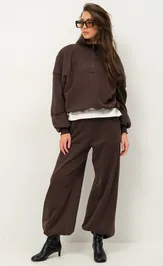 Garnitur Pirs 6505 korichnevyj