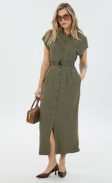 Sukienka LM M 0186 xaki