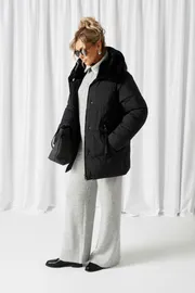 Coat Beautiful & Free #1018 chernyj