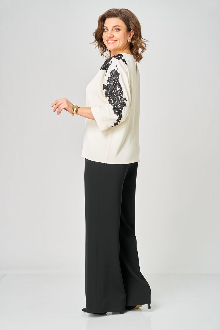 Комплект Rumoda арт. 2278 дл.р. молочный-черный