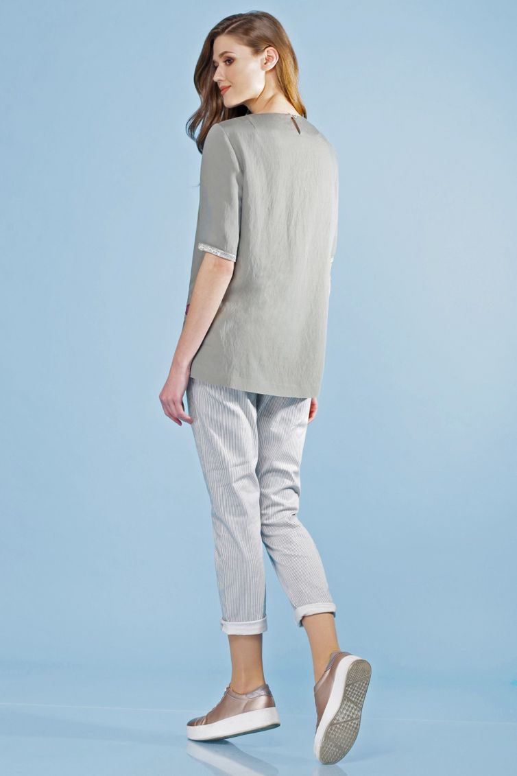 Tunic Linia L #B-1628 ottenok xaki