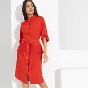 Sukienka CHARUTTI #Izyashhnyj oblik (plamennyj poceluj, s baskoj)