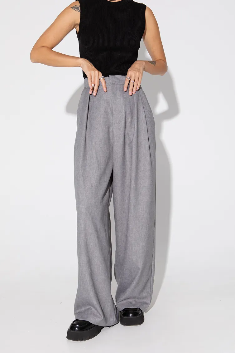 Spodnie Pirs #4885 seryj