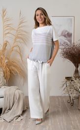 Блузки, туники nika.pl 0303908 Hajdan-39 серо-розовый