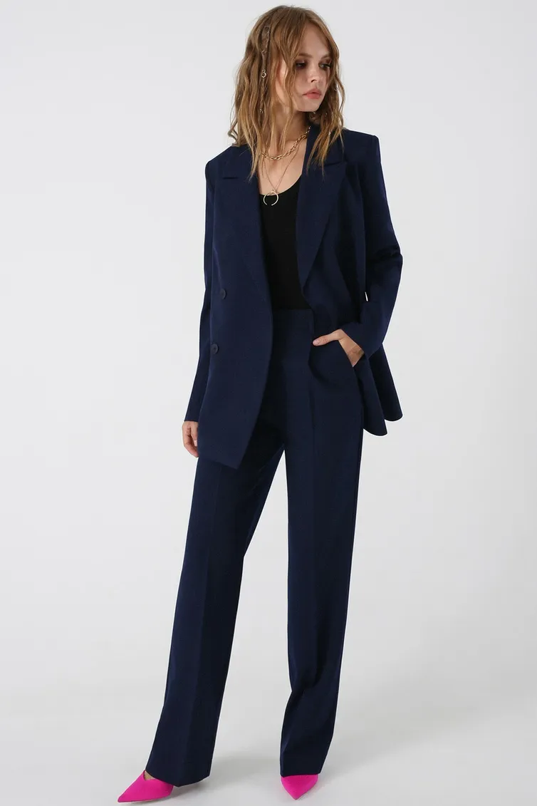 Trousers Pirs #4644 sinij