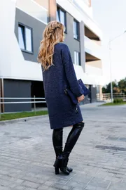 Sukienka Amori #9787 164 temno-sinij