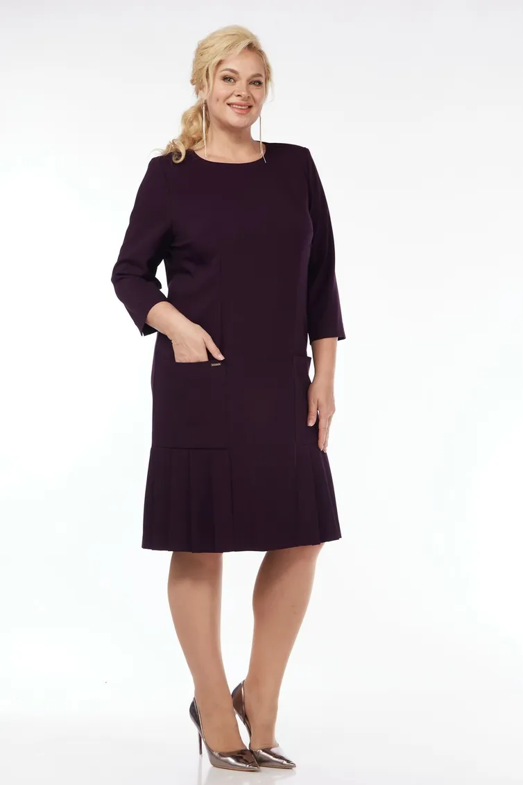 Sukienka Vilena-fashion #897 baklazhan