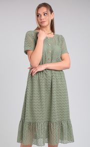 Dress Verita moda #N-2216 oliva