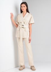 Костюм Vilena-fashion арт. 802 кремовый