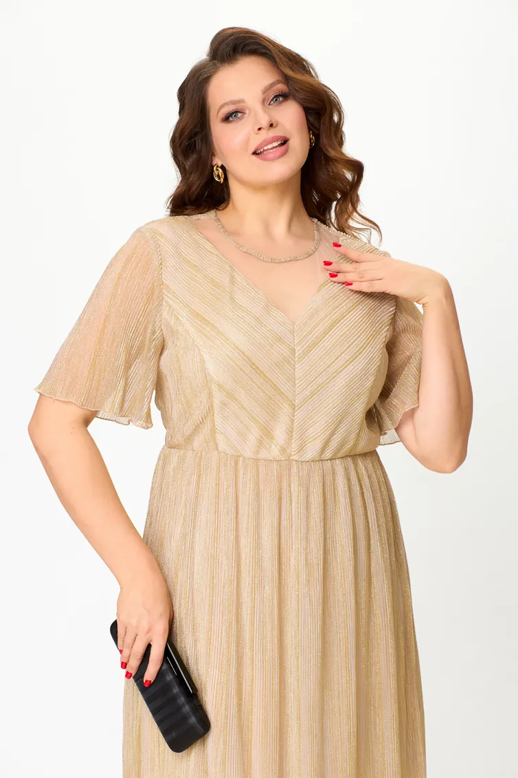 Sukienka Anastasia MAK #1225 zol