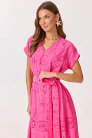 Dress Lyushe #4149 Plate fuksiya
