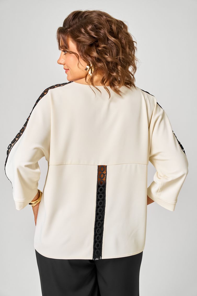 Блузка Rumoda арт. 2274 дл.р молочный