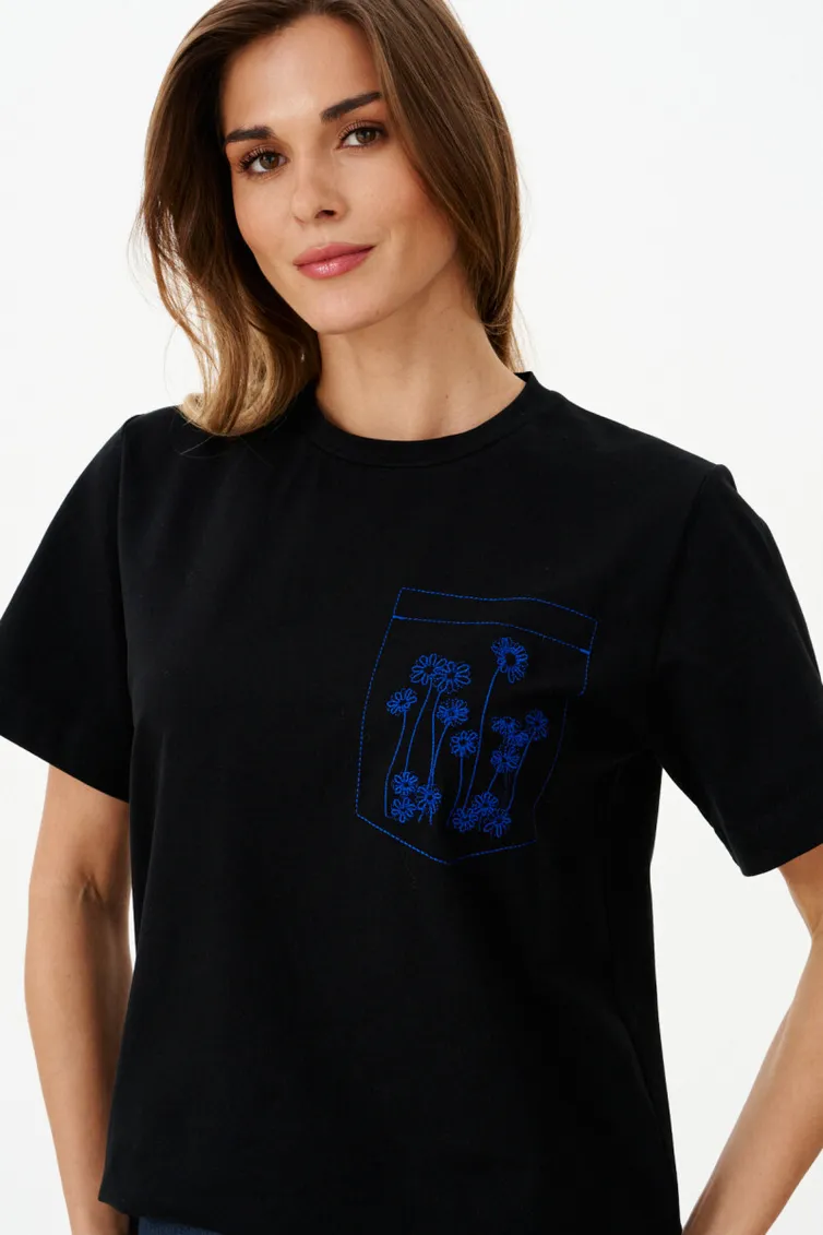 T-Shirt Panda #129044 chernyj