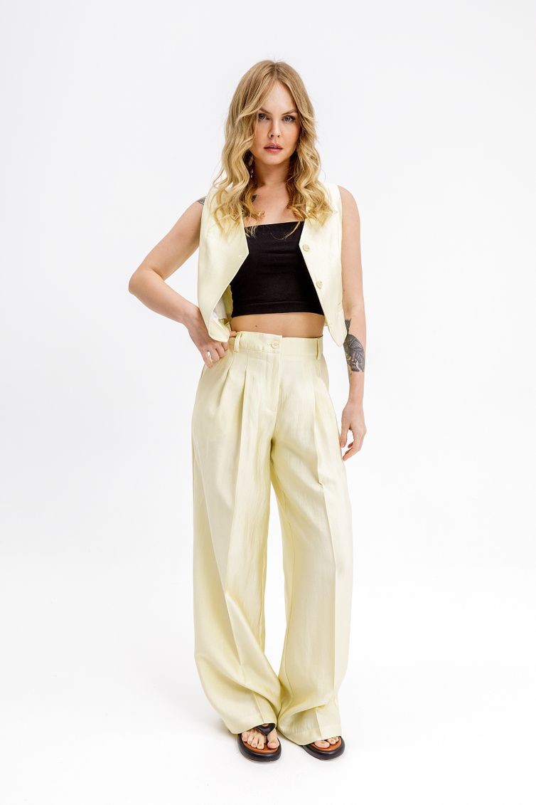Trousers Pirs #6661 limonnyj
