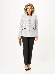 Костюм Vilena-fashion арт. 1197 белый+черный