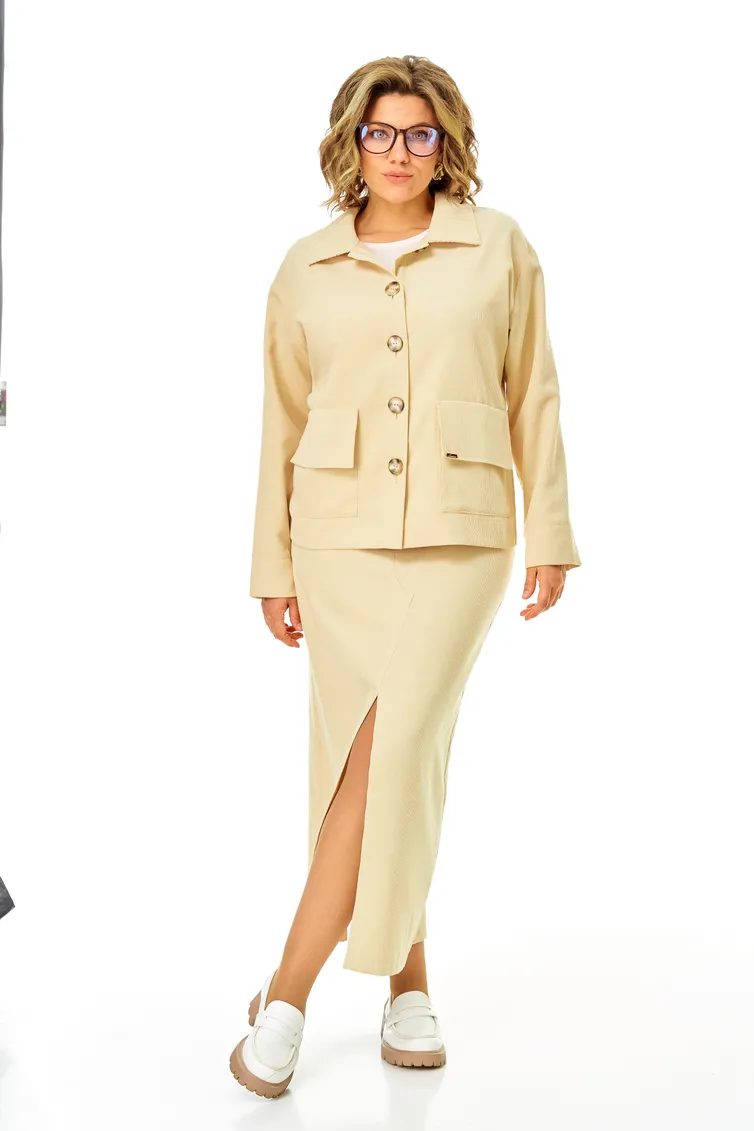 Garnitur Anastasia #1384 slivochnyj