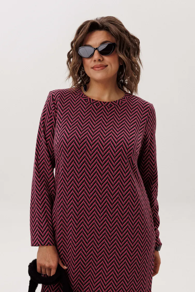Dress Anelli Laurel #1755 plate ryabinovaya volna