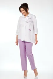 Zestaw Vilena-fashion #954 belyj+lavanda