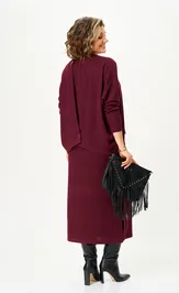 Suit Bagira Anta 1150 burgundi