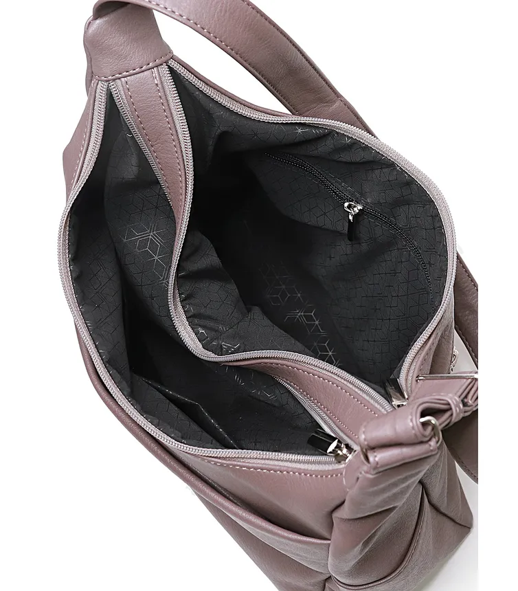 Torba Galanteya #23s1355k45 sero-korichnevyj