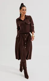 Костюм Galean Style 1013 коричневый