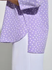 Bluzka DORA plus #0220-1 sirenevyj