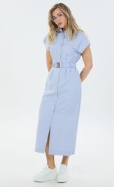 Sukienka LM M 0186 golubaya lapka