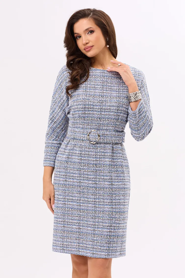 Dress Golden Valley #44351-1 temno-goluboj