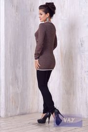 Jumpers, cardigans, blazers Newvay #4304 t.korichnevyj/mol