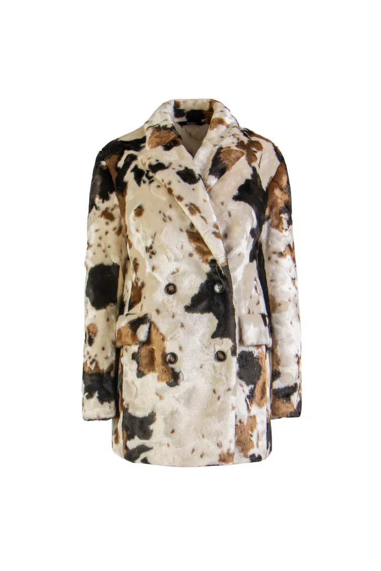 Coat Elema #9-2023 molochnyj print 170