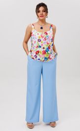 Брюки Anelli Laurel 1702.1 голубая гортензия