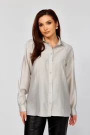 Blouse MALI #625-088 seryj