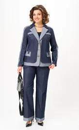 Suit Aira Style 24239 sinij