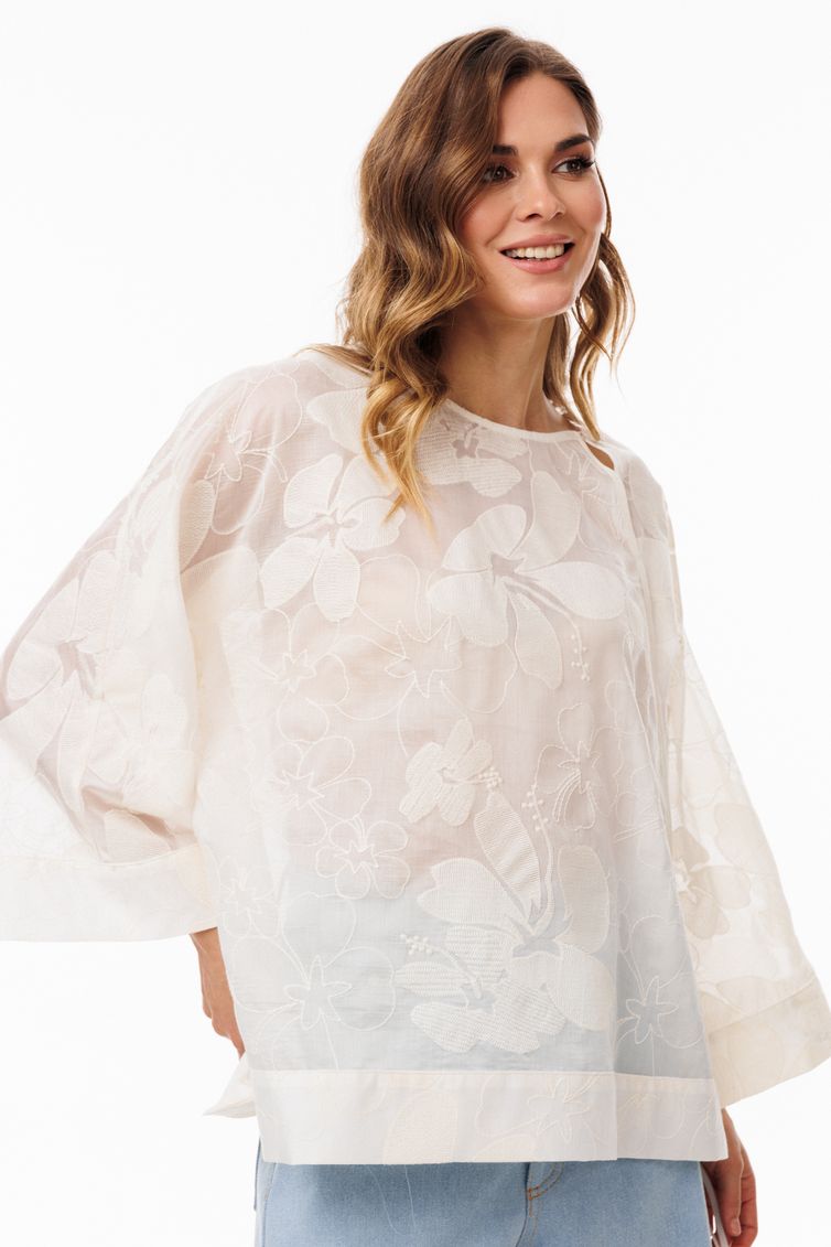 Блузка EOLA арт. 3110 молочный