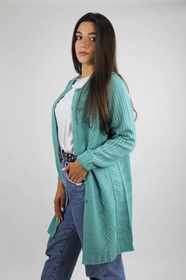 Cardigan Polesie #S2503-20 1S1065-D43 morskoj briz 158