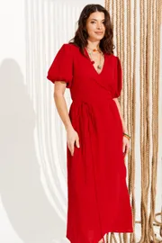 Dress Elletto Life #11131 krasnyj