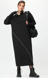 Платье SOVA 11255 черный