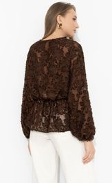 Blouse CHARUTTI Gromche slov (shokolad)