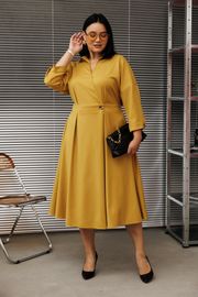 Платье Anastasia арт. 1229 горчица