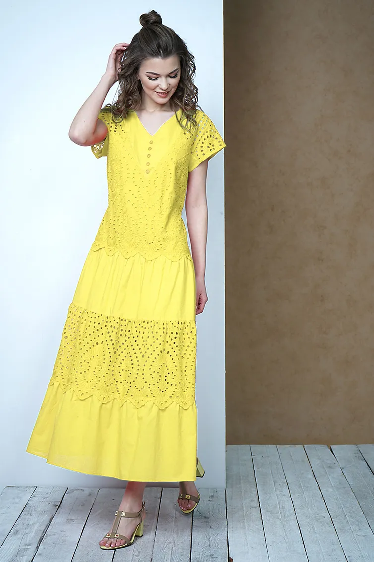 Dress Fantazia Mod #3455 zhelt