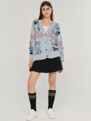 Sweter Newvay #7242-14124 tumannaya rosa/t.sin/tumannaya rosa/orxideya