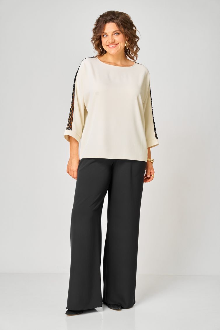 Костюм Rumoda арт. 2275 дл.р. молочный-черный