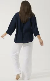 Suit Ma Cherie 3123 temno-sinij+belyj
