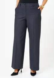 Trousers BelElStyle #601-308 sero-sinyaya kletka