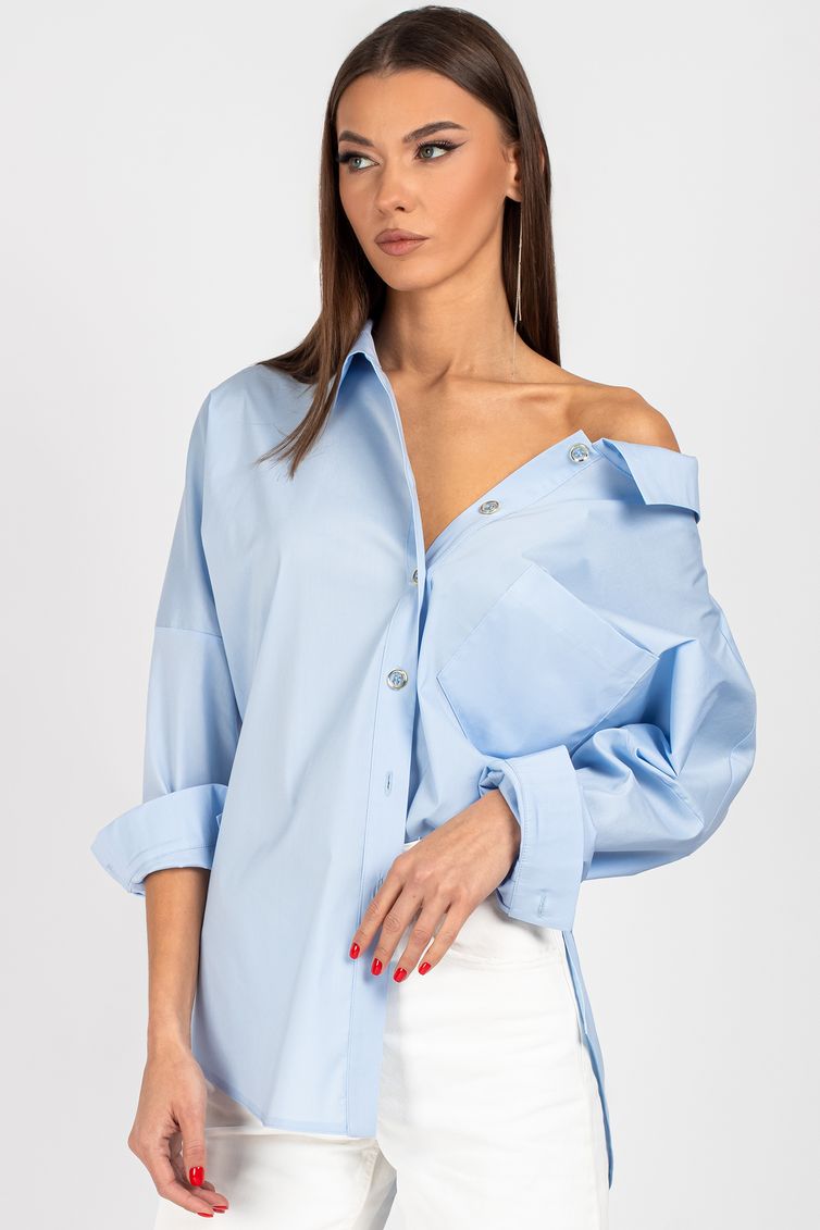 Blouse VIZAVI #727 goluboj