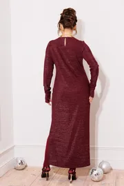 Sukienka GIZART #5319/1 bordo