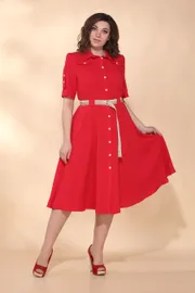 Sukienka Vilena-fashion #642 krasnyj