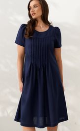 Dress Alta Moda 1033-7 temno-sinij