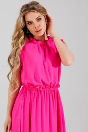 Sukienka Faufilure #S1470 rozovyj